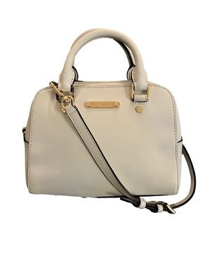 USED ONCE! LIKE NEW! MICHAEL KORS SAVANNAH SAFFIANO LEATHER SATCHEL/CROSSBODY